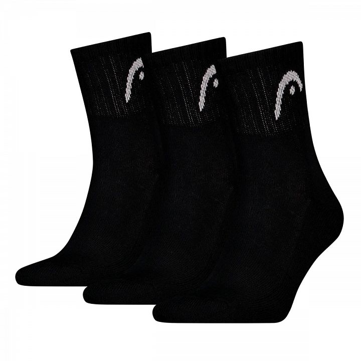 Head Tennis Club Short Crew Socks 3P Black